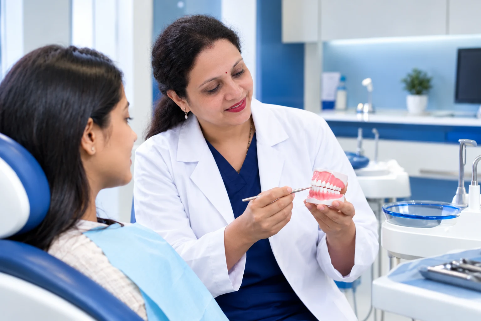 A periodontal examination